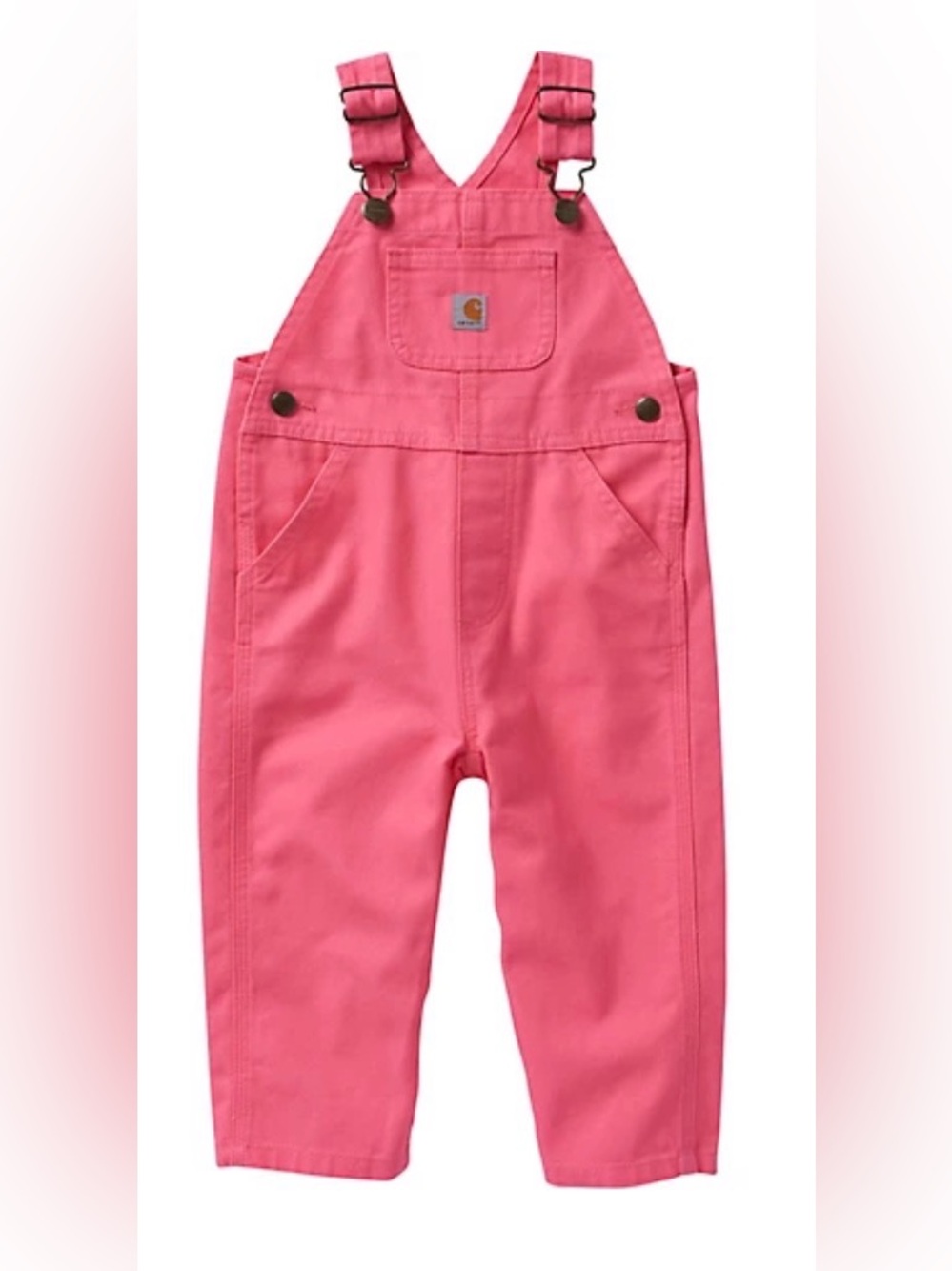 Carhartt Kids Pink Bib Overalls